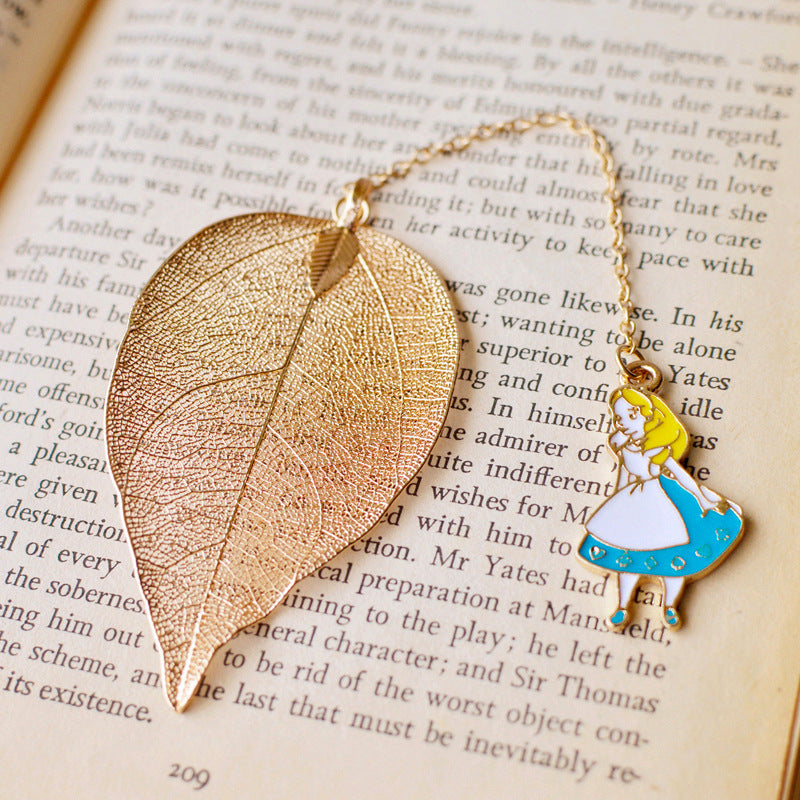 Boekenlegger alice in wonderland