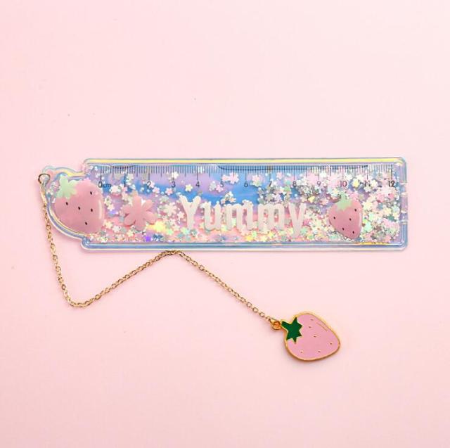 Boekenlegger kawaii aardbei
