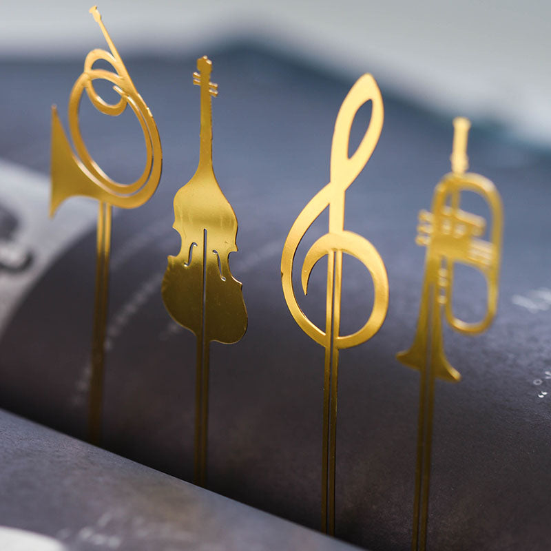 Boekenlegger muziek metaal