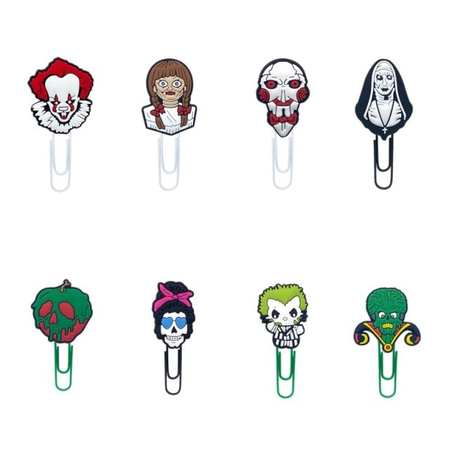 Boekenlegger paperclip horror