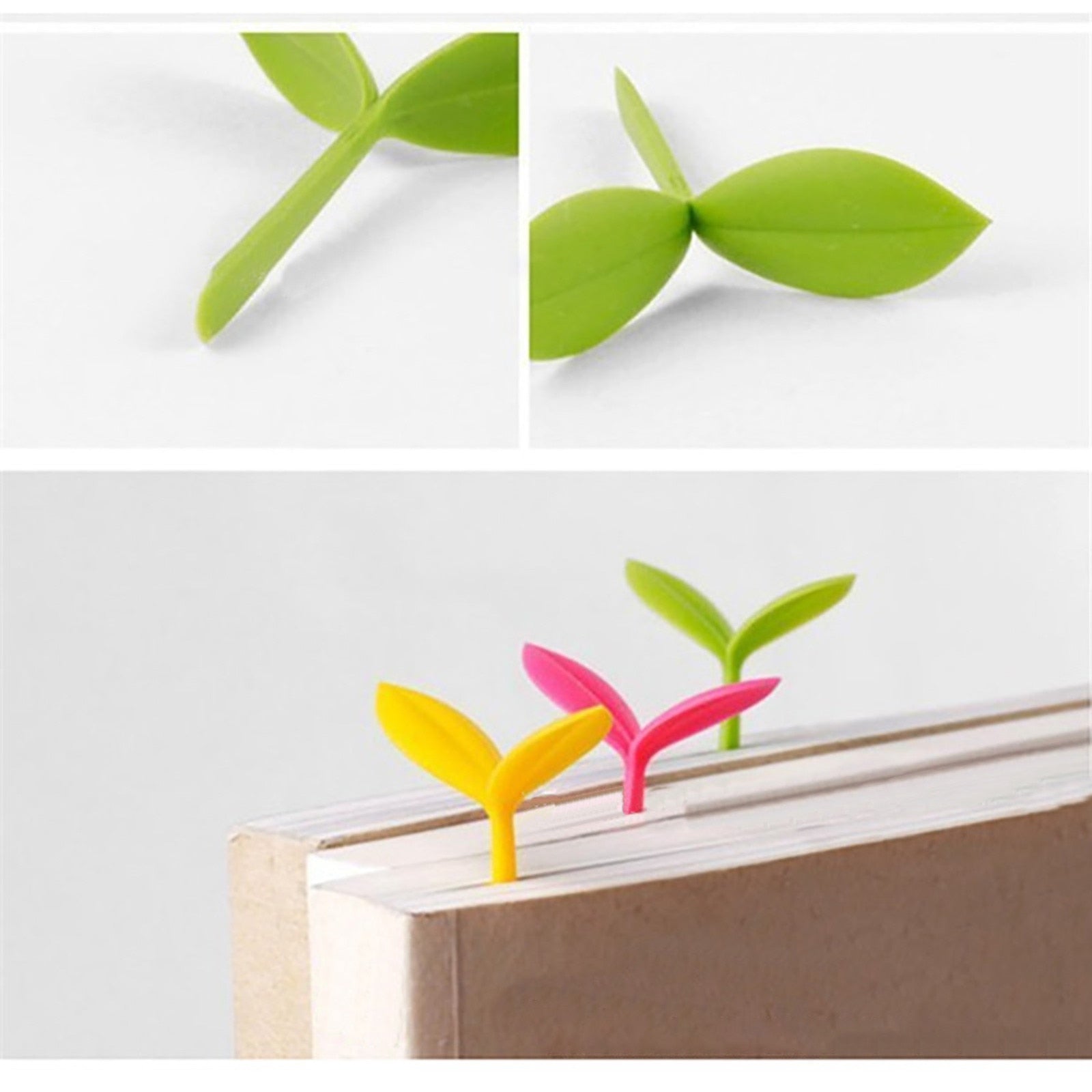 Boekenlegger roze blad - Afbeelding 3