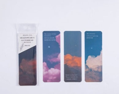 Boekenlegger wolken