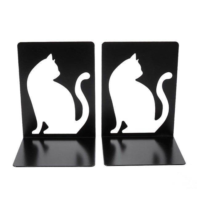 Boekensteun kattenfiguur