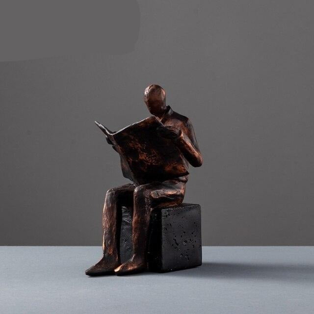 Boekensteun man