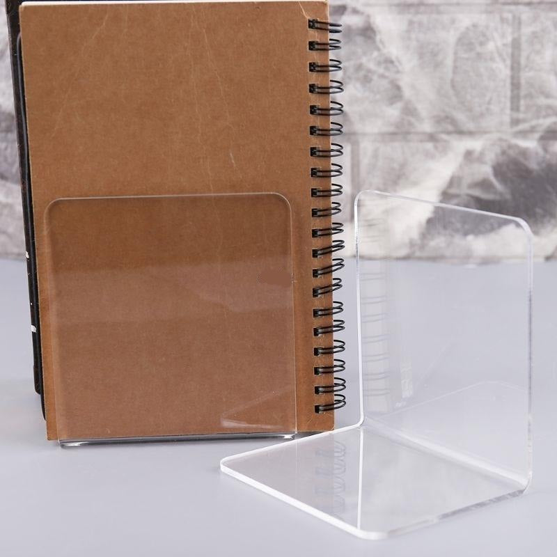 Boekensteun van doorzichtig plastic - Afbeelding 4