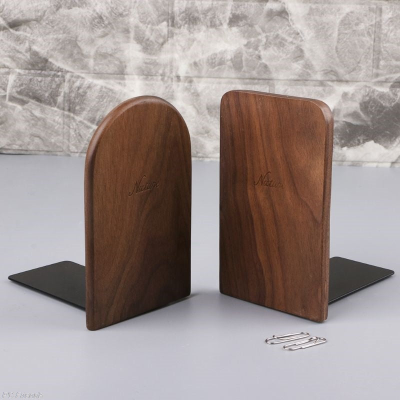 Boekensteun vierkant hout - Afbeelding 3
