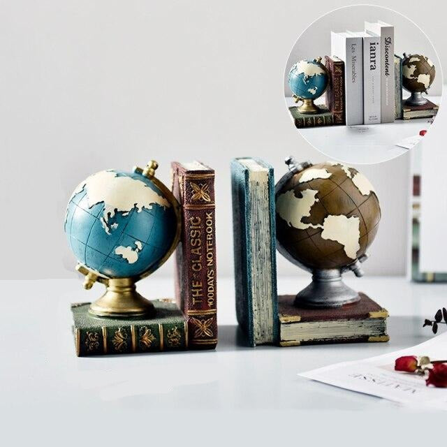 Boekensteun wereldbol