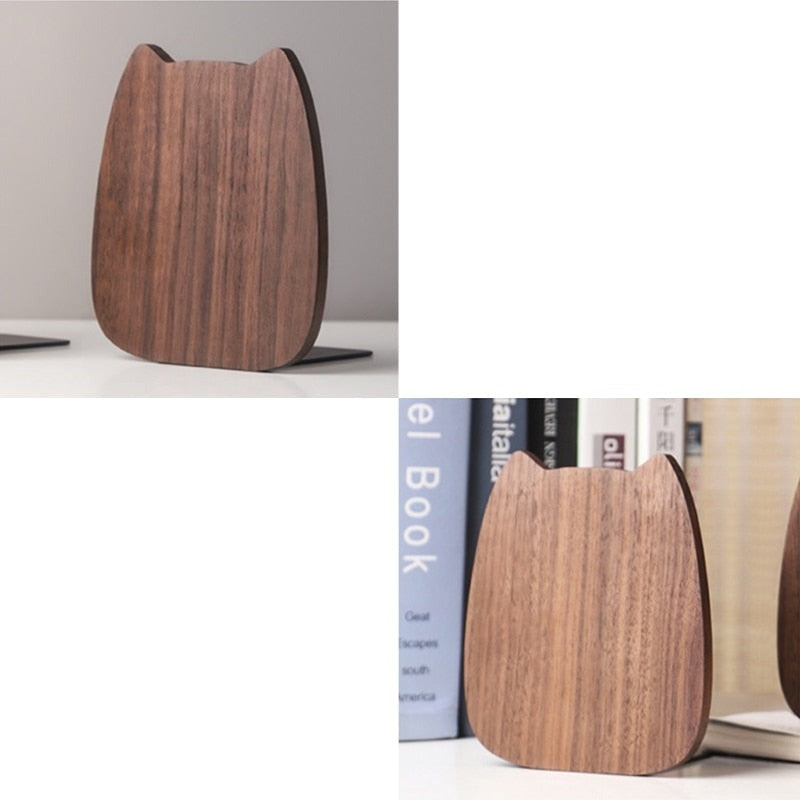 Boekensteunen hout - Afbeelding 4