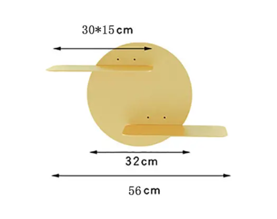 Design wandplank goud - Afbeelding 7