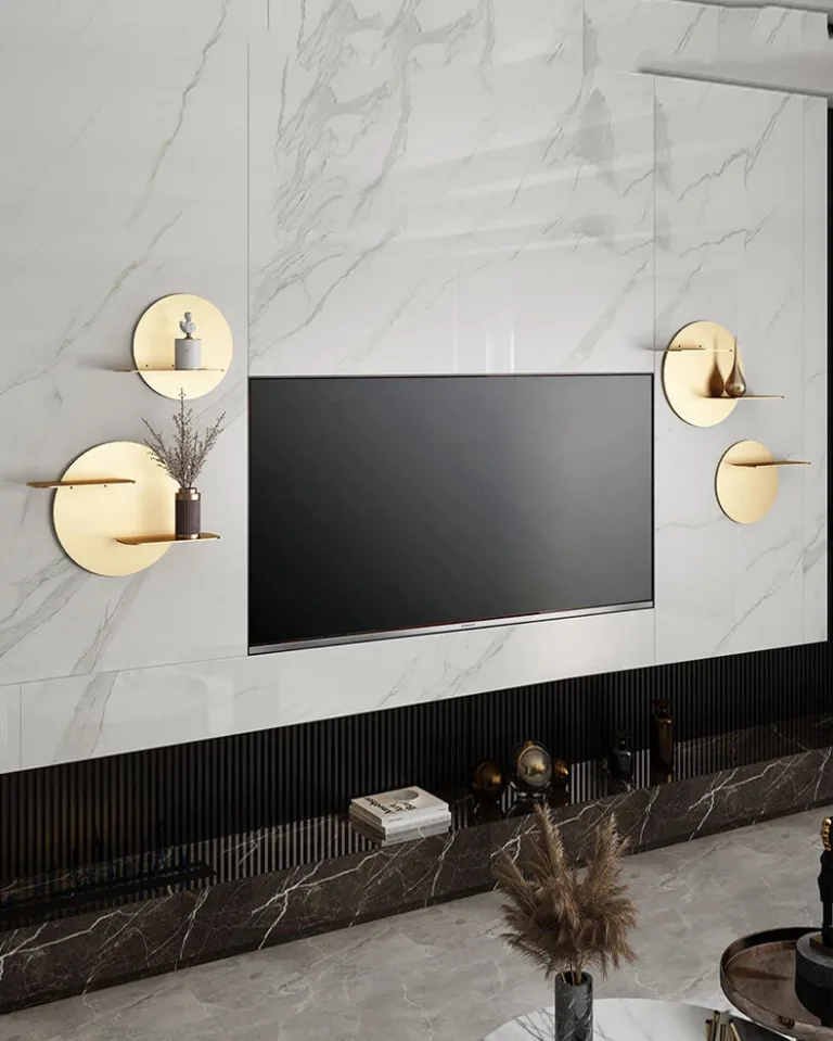Alternative view of Design wandplank goud