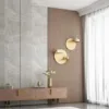 Design wandplank goud