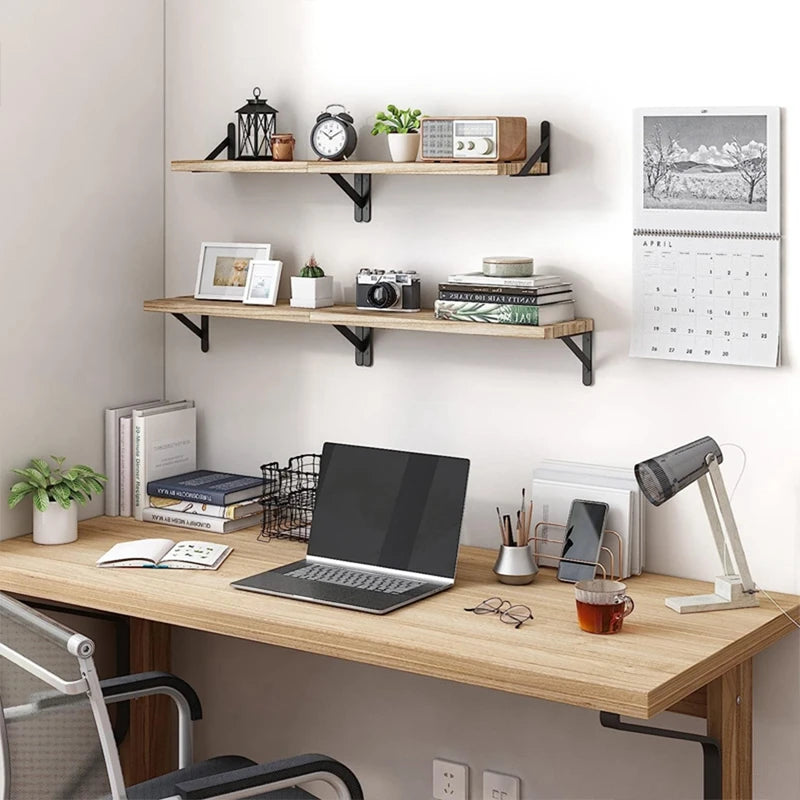 Dikke houten wandplank - Afbeelding 3