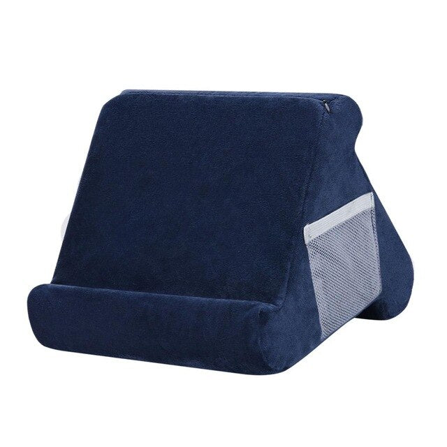 Donkerblauw kussen voor boeken