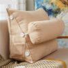 Driehoekig kussen beige