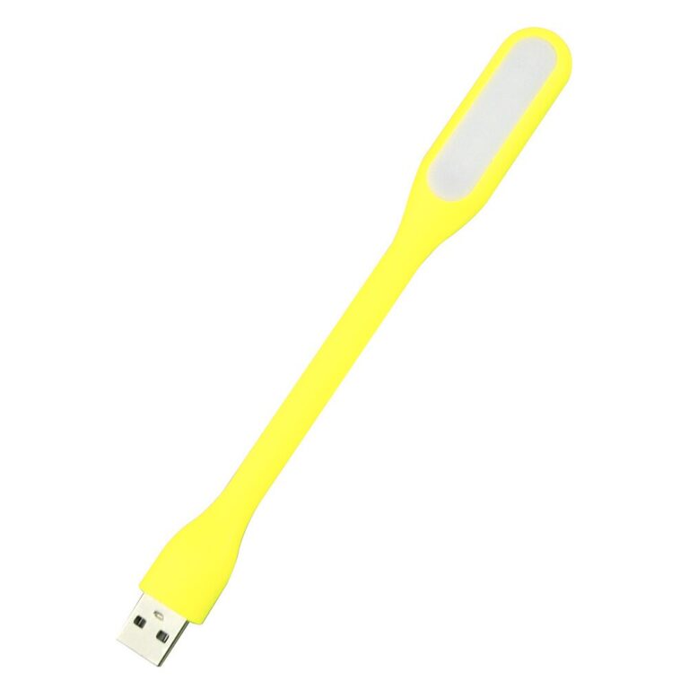 Gele leeslamp