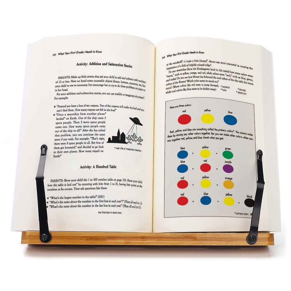 Geometrische houten boekenstandaard - Afbeelding 2