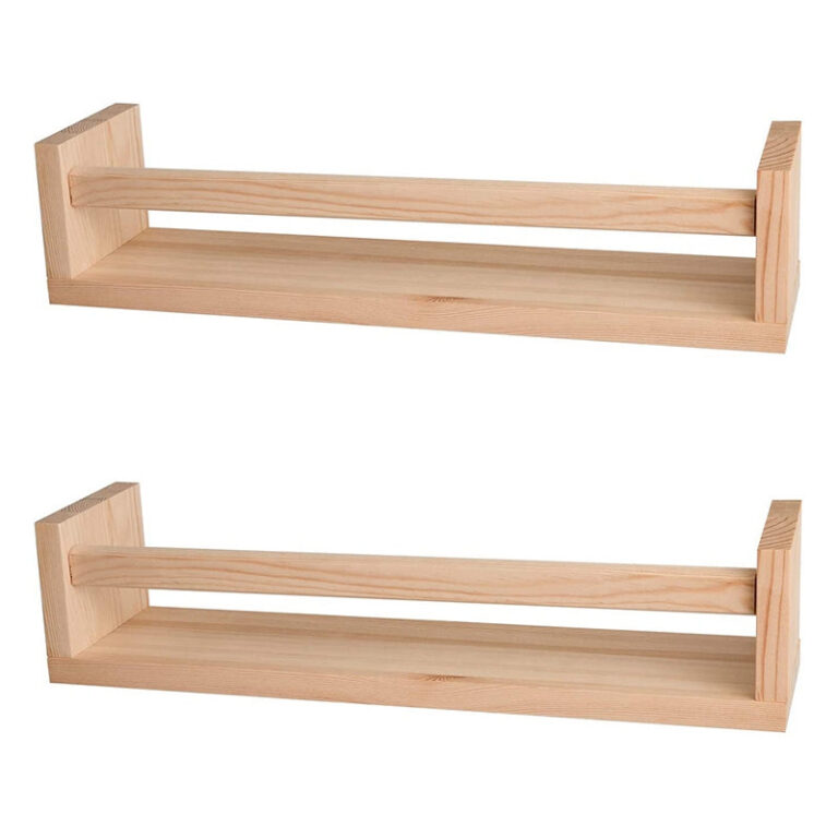 Alternative view of Houten wandplank (2 stuks)