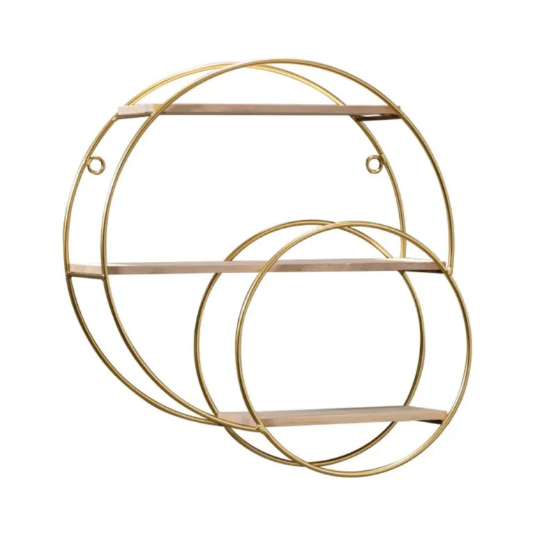 Houten wandplank goud