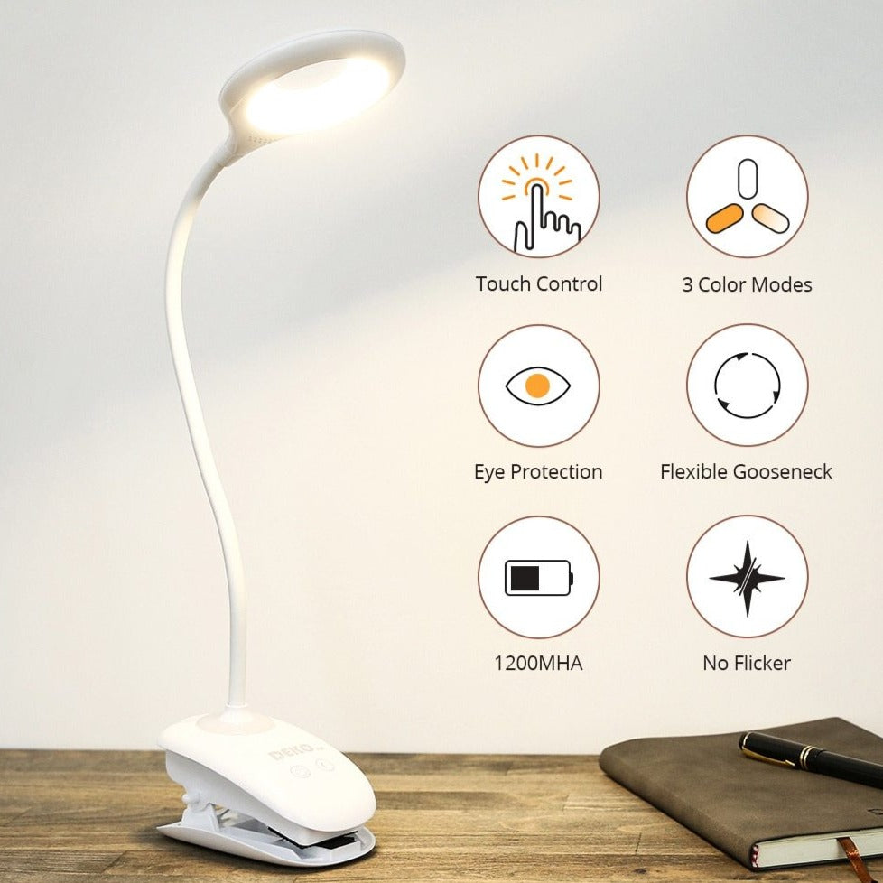 Led leeslamp met klem - Afbeelding 5