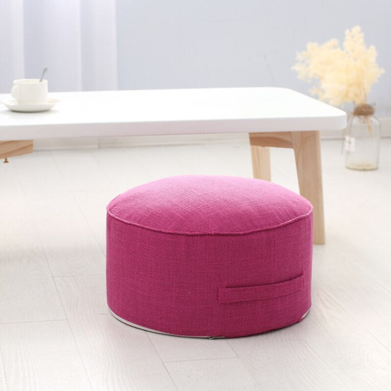 Lees poef roze