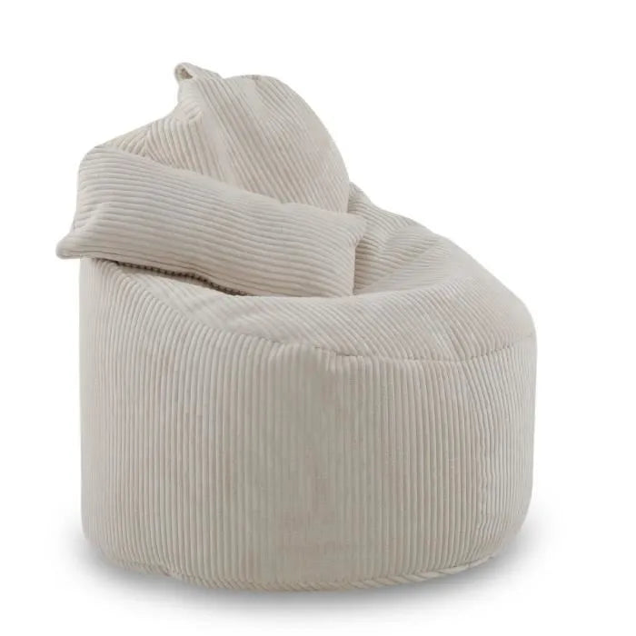 Alternative view of Leesstoel beige fluweel