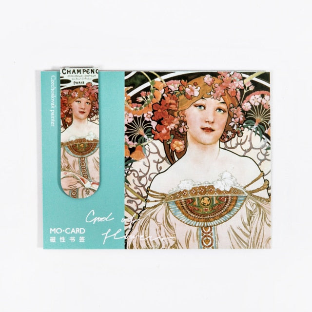 Magnetische boekenlegger viooltje