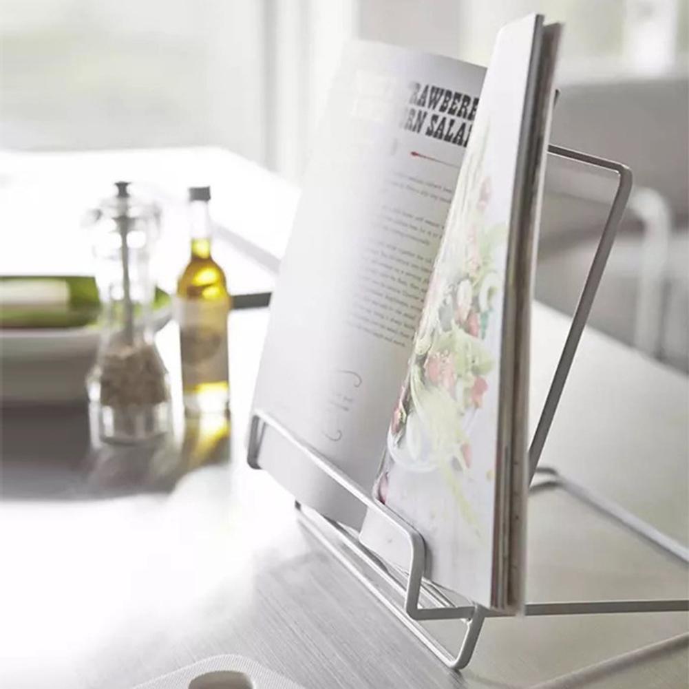 Minimalistische witte boekenstandaard - Afbeelding 2