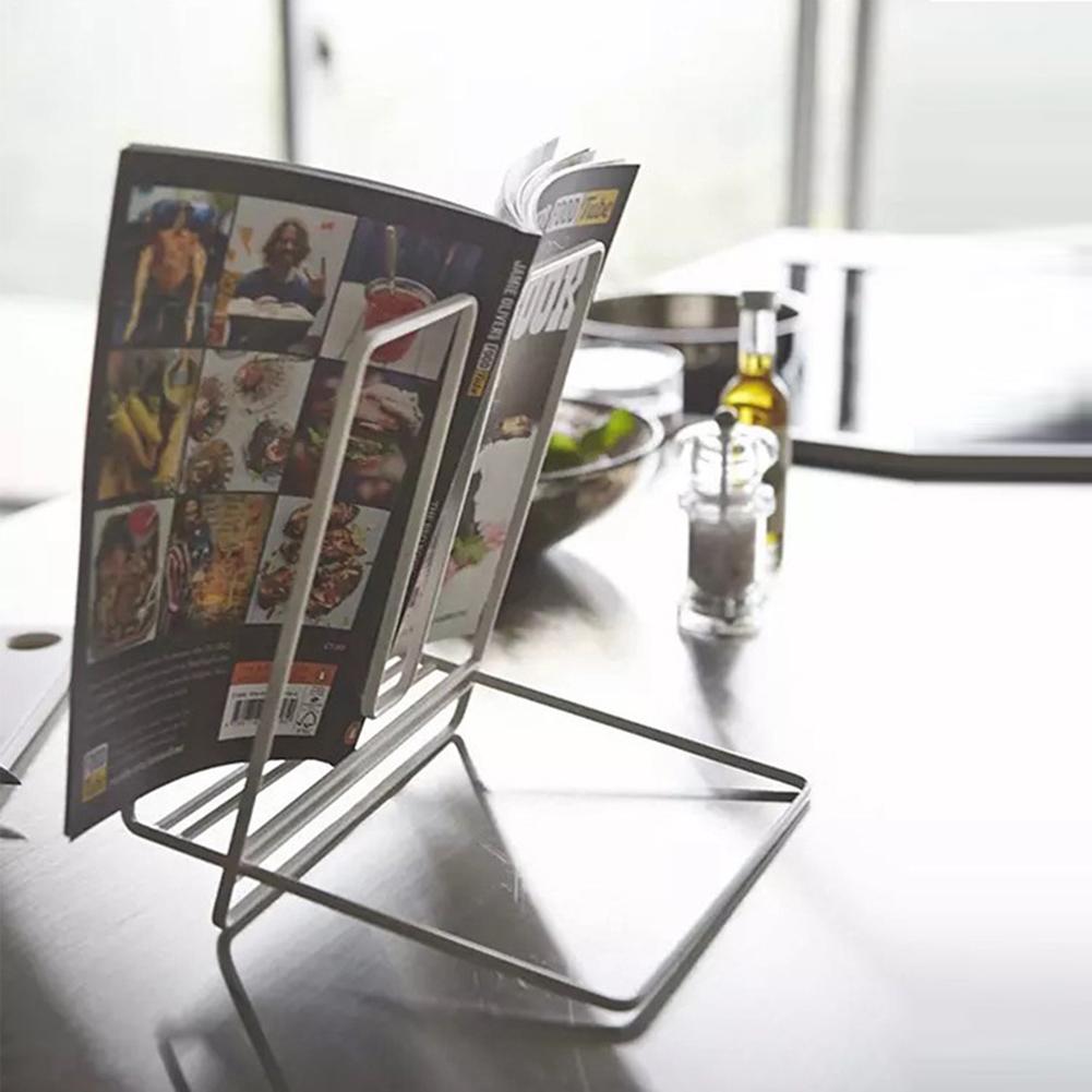 Minimalistische witte boekenstandaard - Afbeelding 4