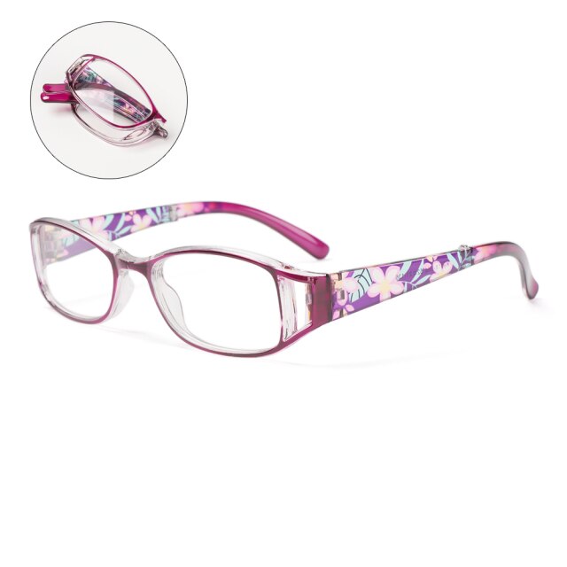 Opvouwbare bloemen leesbril - Afbeelding 3