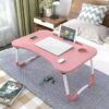 Roze laptoptafel