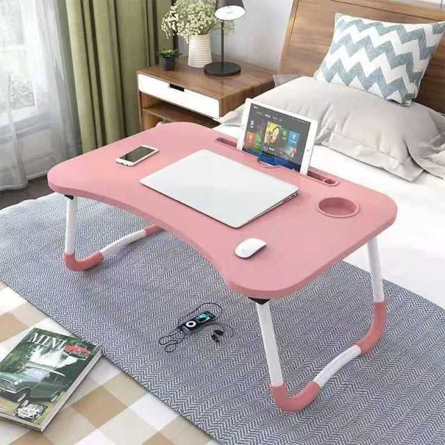 Roze laptoptafel