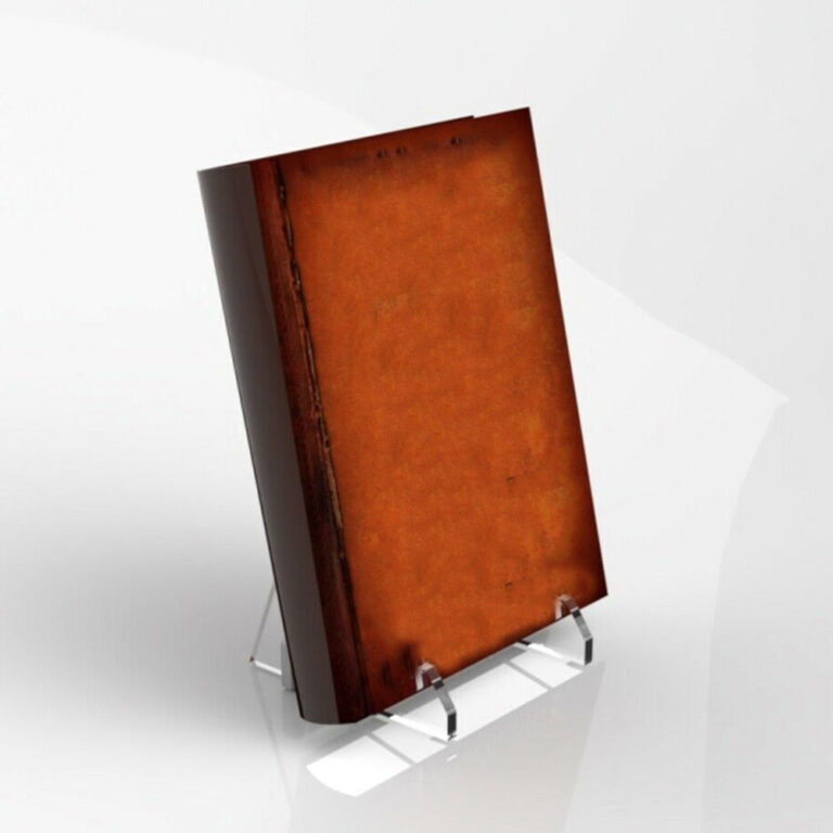 Transparante boeken display