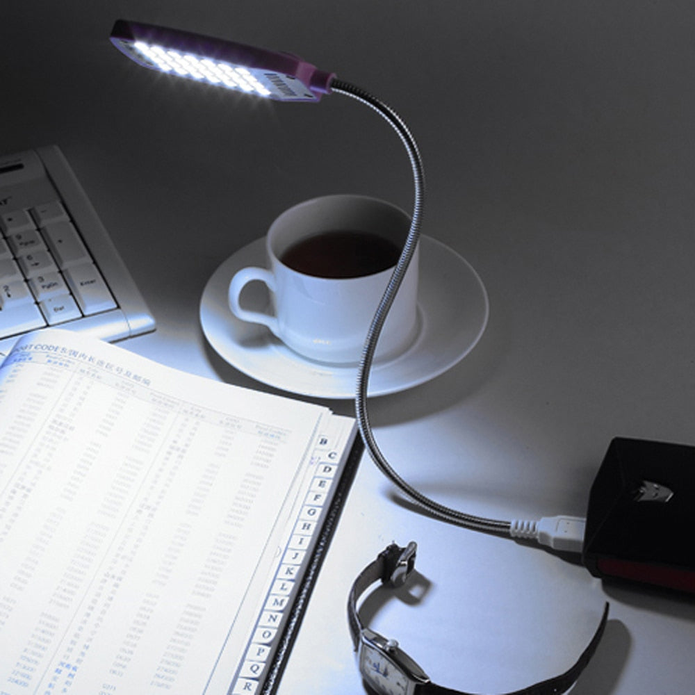 Usb-lamp met 28 led's