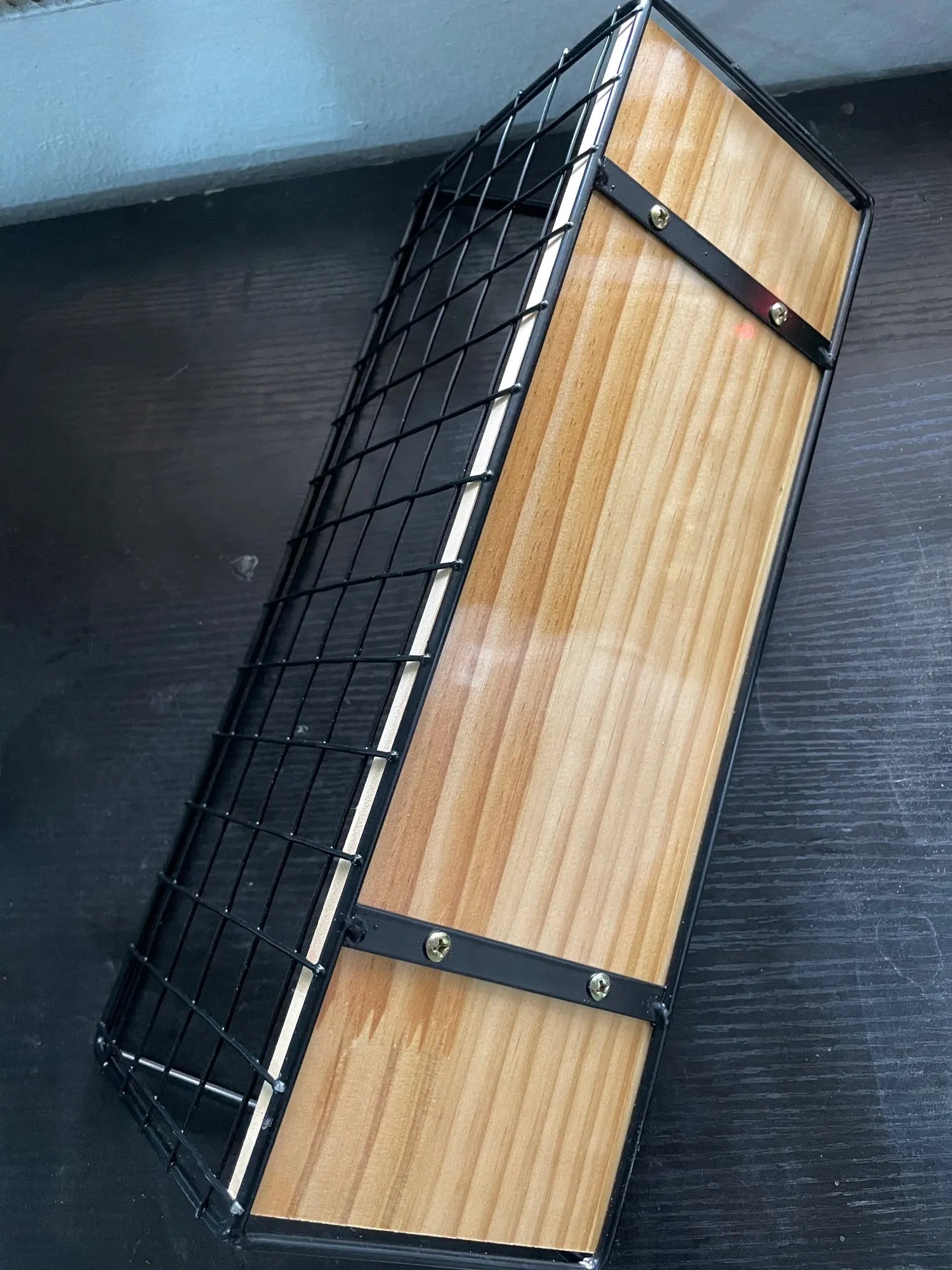 Wandplank hout metaal - Afbeelding 6