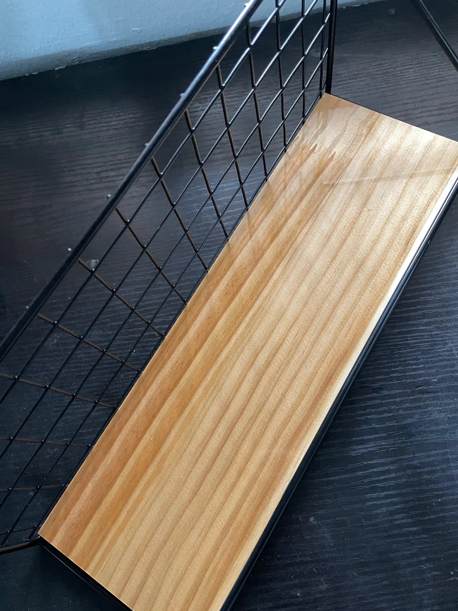 Wandplank hout metaal - Afbeelding 5