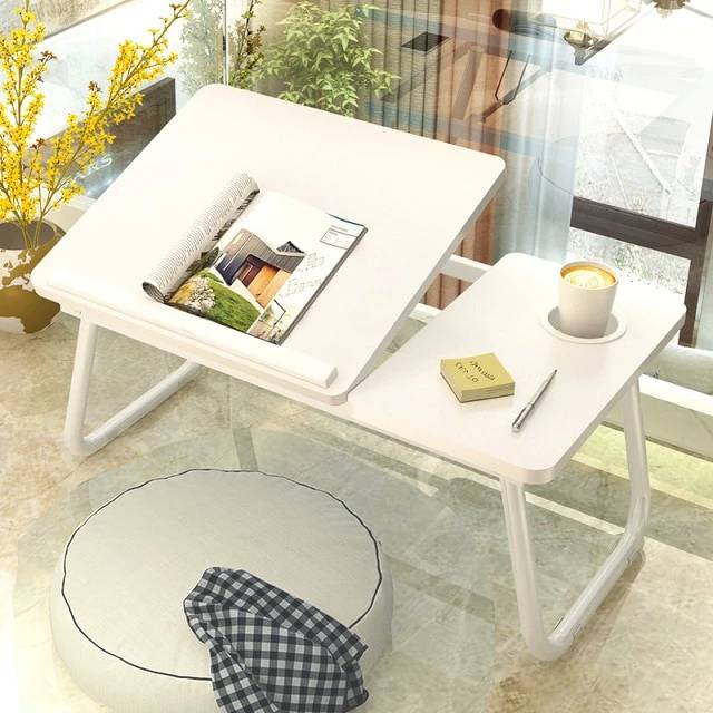Wit laptoptafel