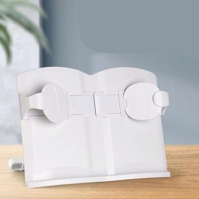 Witte boekenstandaard